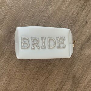 Pearl bride zipper pouch